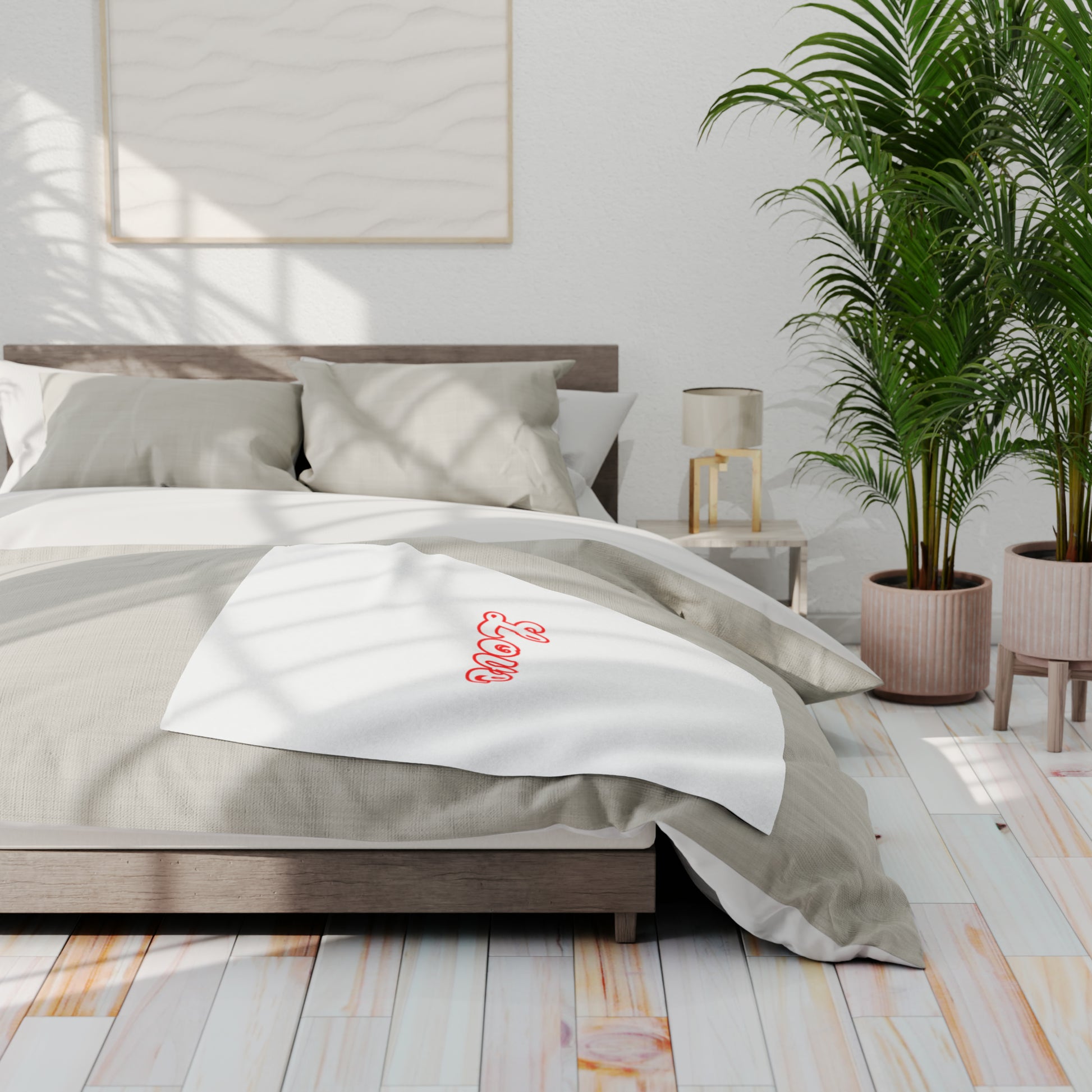 Feel the LOVE Arctic Fleece Blanket - Slayed by Meme