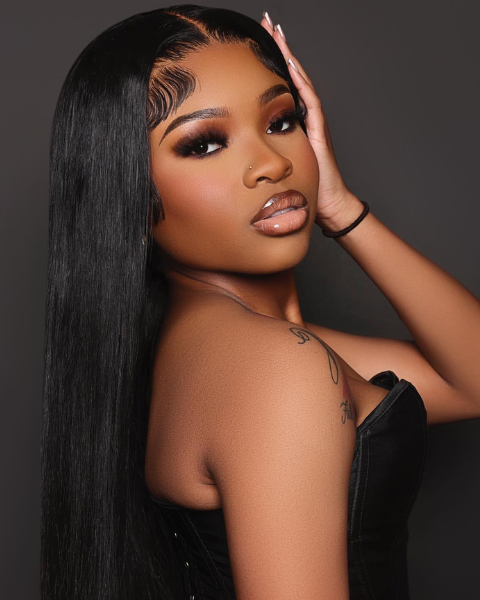 Brazilian straight 3&4bundle deals - Slayed by Meme