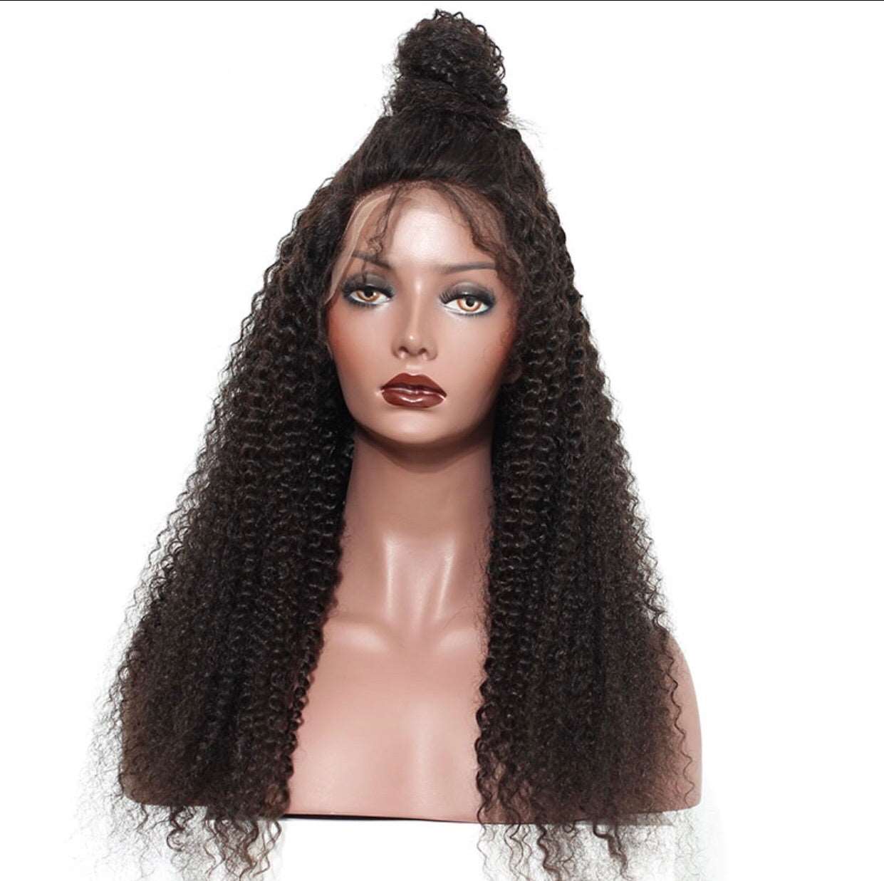 Afro kiny curly lace front wig - Slayed by Meme