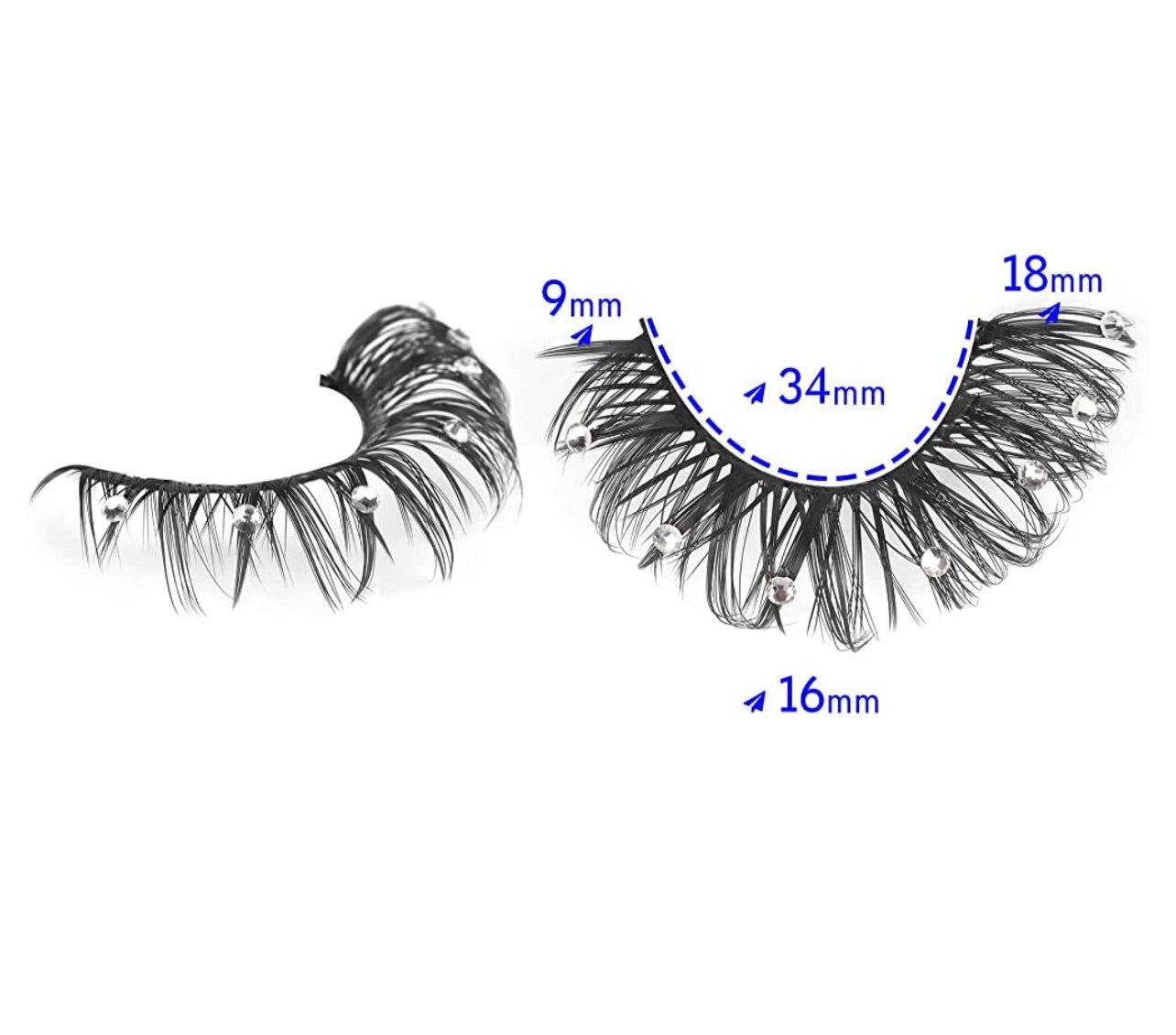 Crystal lash (5pcs) - Slayed by Meme